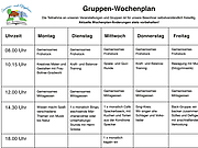 Wochengruppenplan